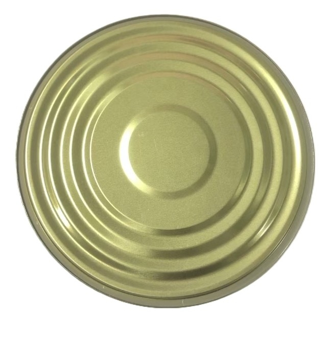 食品包装 缶詰 缶詰 153mm 直径 603D 底端 金色のラック BPANI