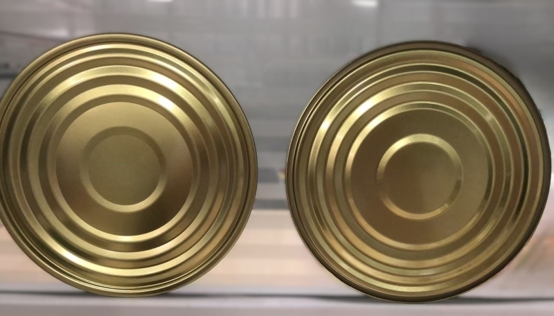 プレミアム 153mm 直径電解チンプレート (ETP) 食品包装用の缶蓋 - 防腐・カスタマイズ可能